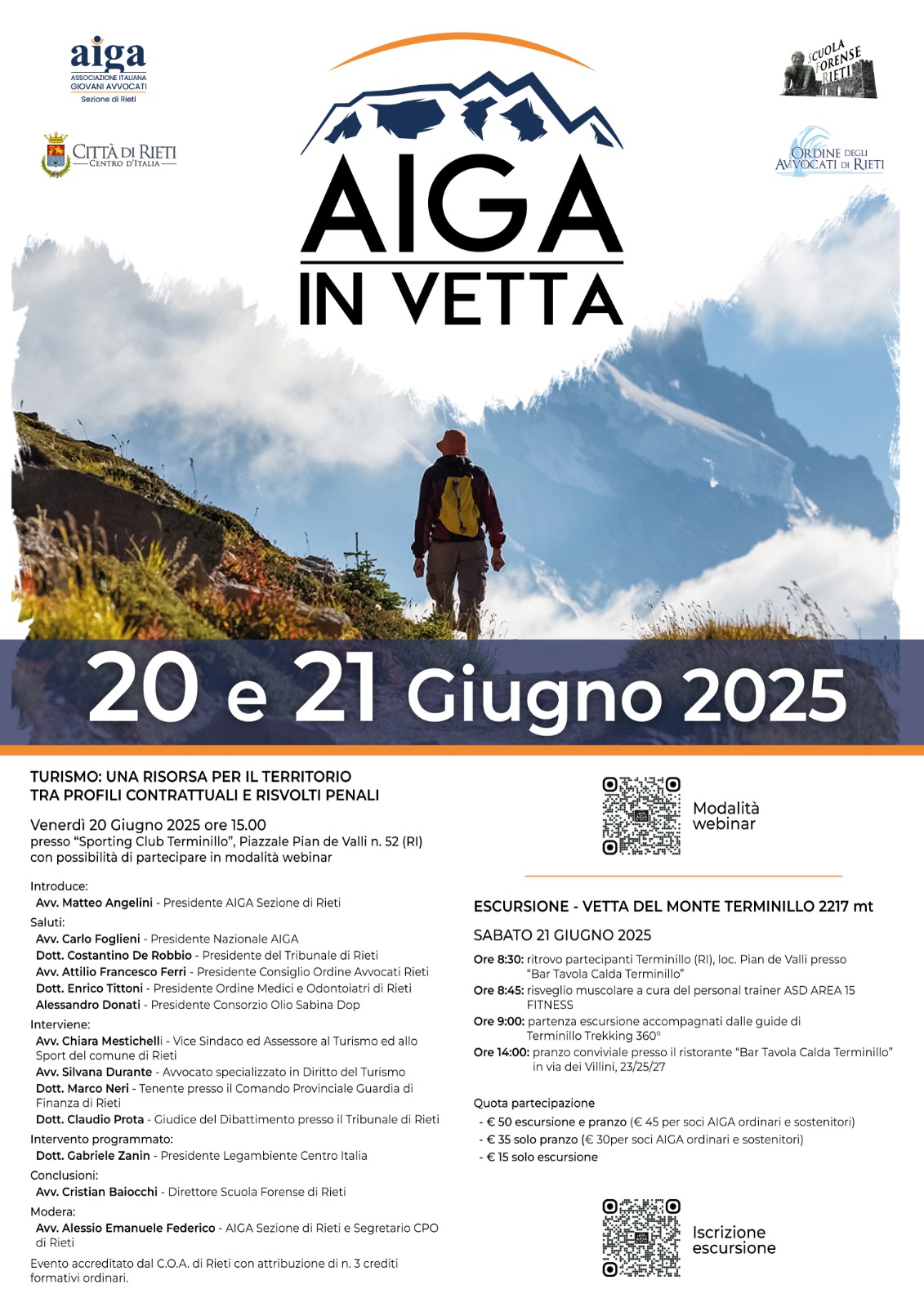 AIGA IN VETTA- Turismo una risorsa per il territorio tra profili contrattuali e risvolti penali