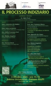 Il processo indiziario