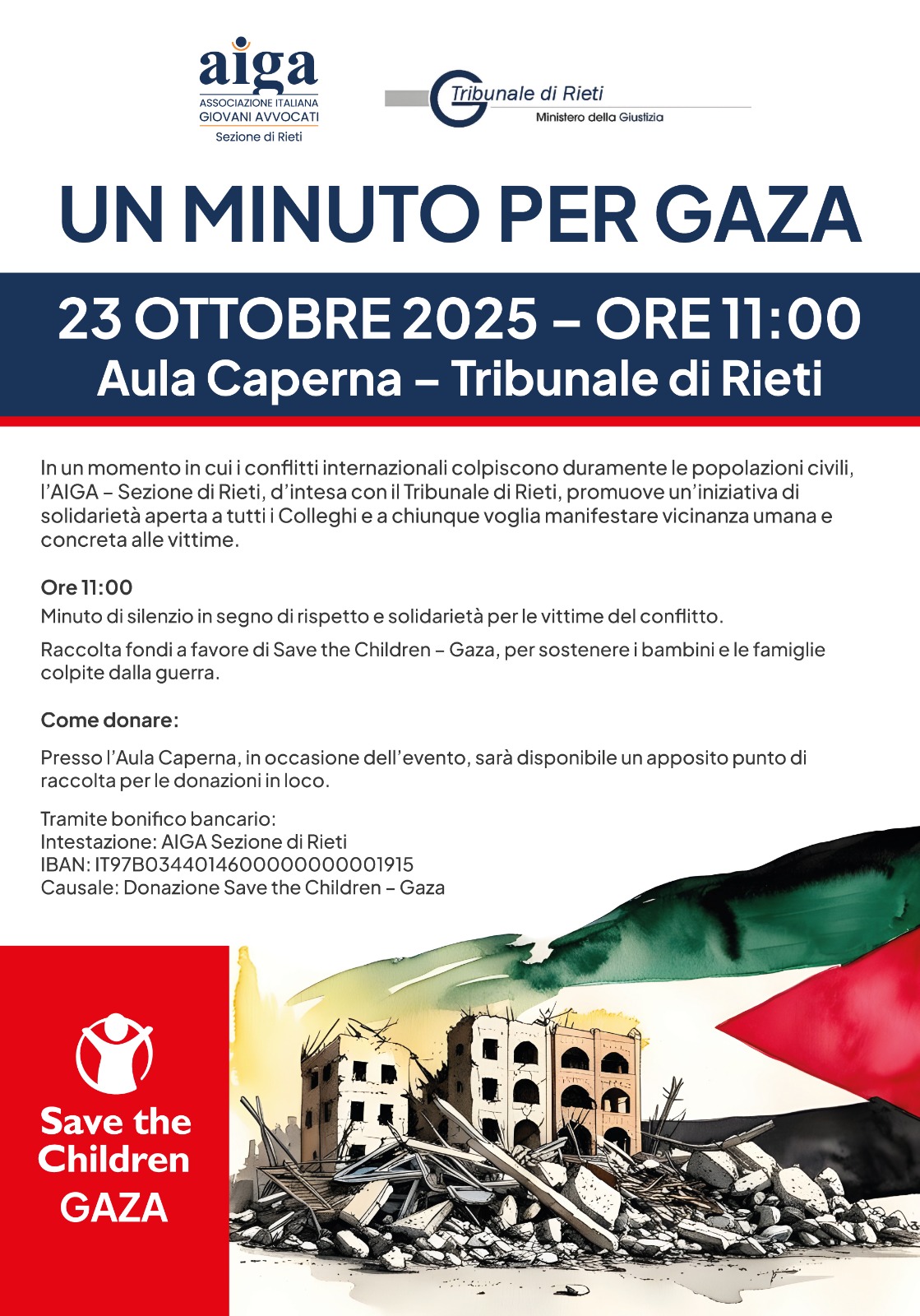 Un minuto per Gaza
