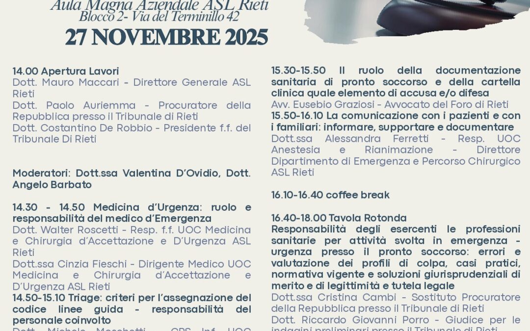 La responsabilità degli esercenti le professioni sanitarie